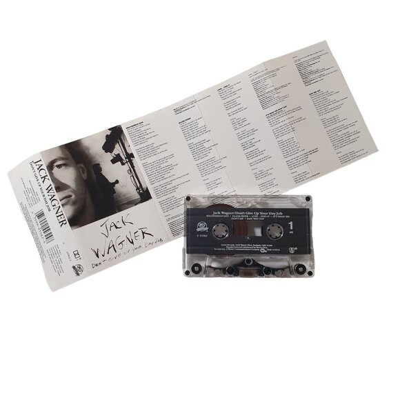 Jack Wagner Dont Give Up Your Day Job Cassette Tape 1988 Pop Rock Music - Picture 2 of 4